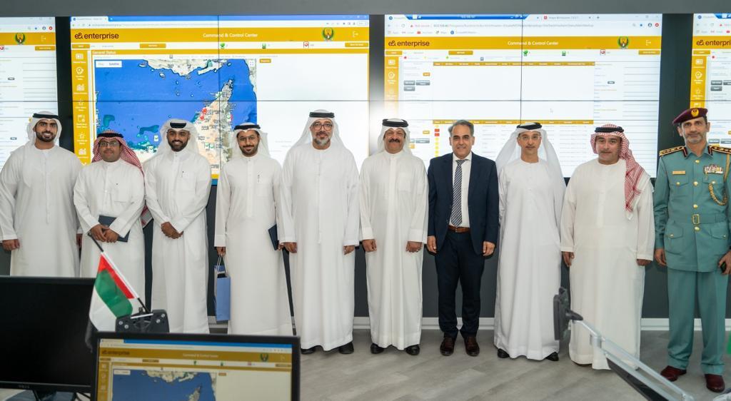 وفد من الدفاع المدني يزور عدد من إدارات الدفاع المدني بالإمارات<